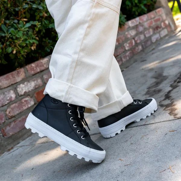 LUGZ | WOMEN'S HABITAT LX SNEAKERS-BLACK/WHITE